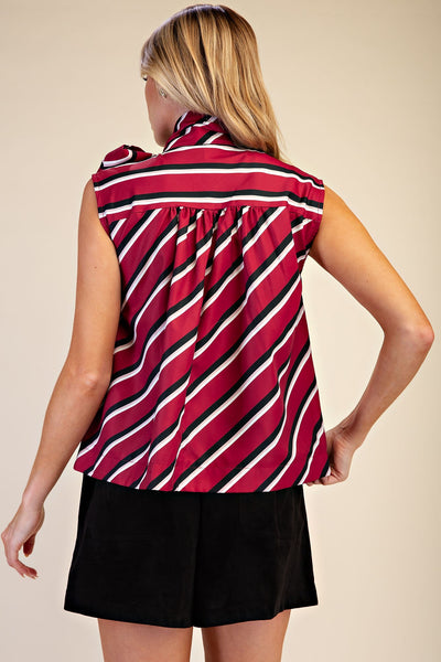 Sarita Top Burgundy