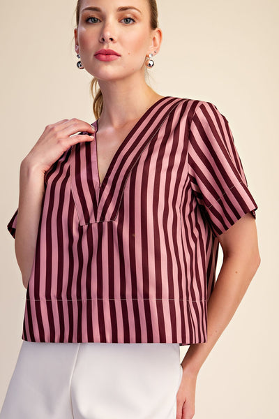Cali Top Burgundy Dusty Rose