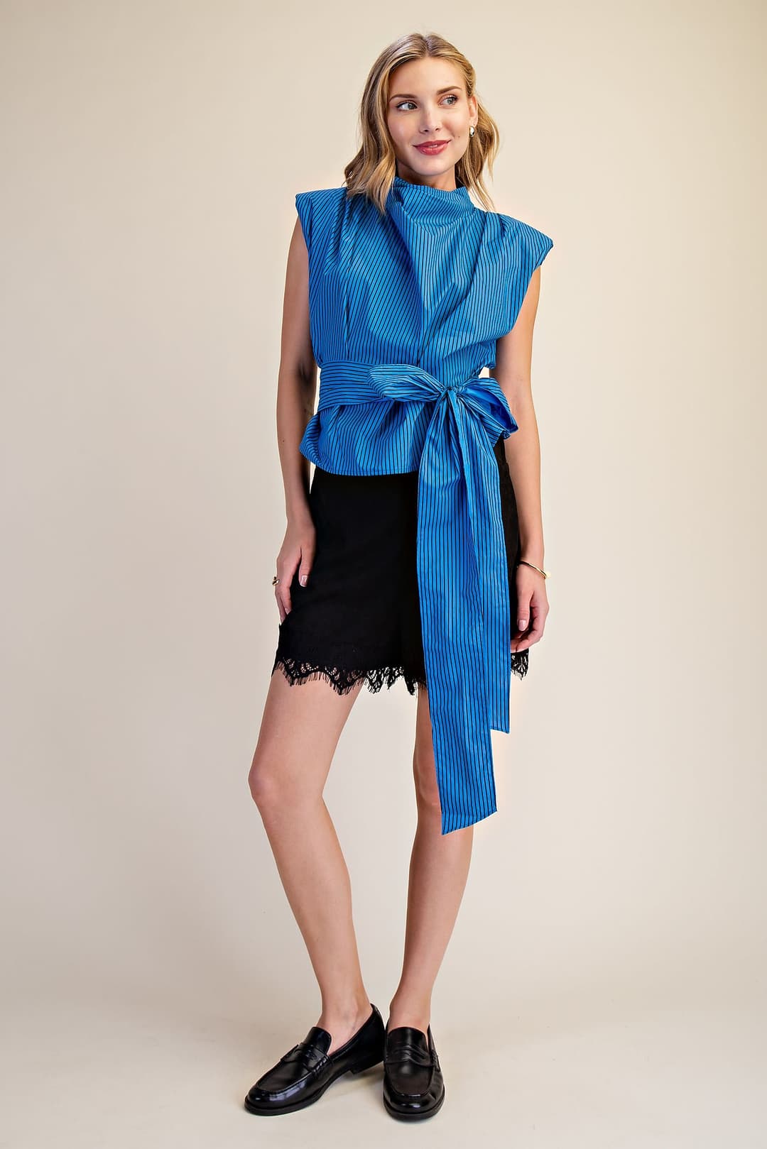 Mariana Top Blue Burgundy