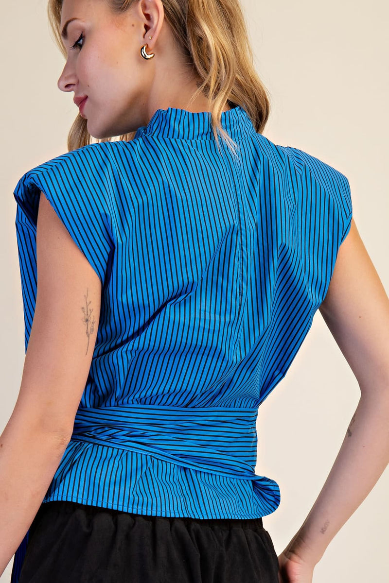 Mariana Top Blue Burgundy