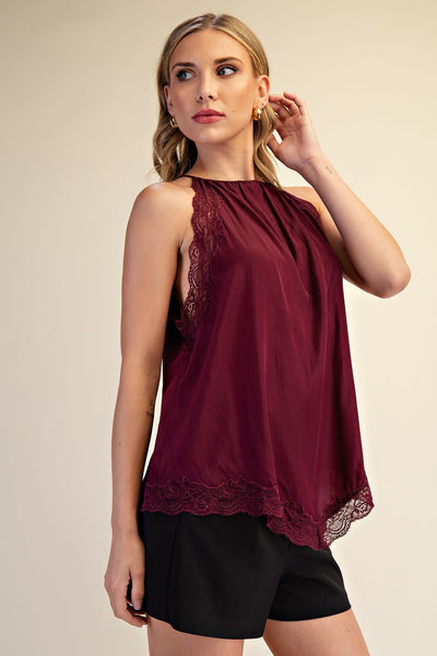 Norma Top Burgundy