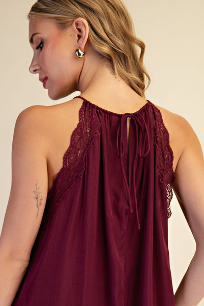 Norma Top Burgundy