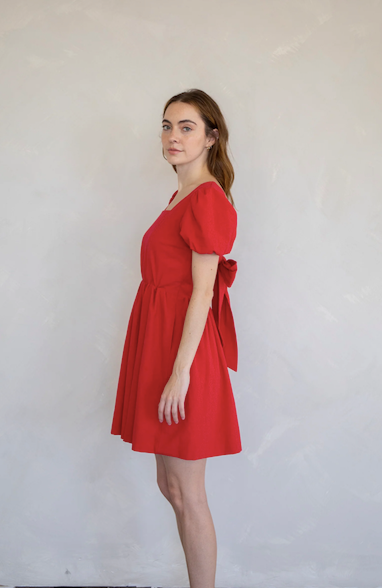 Marie Dress Red