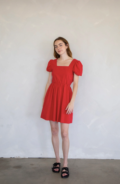 Marie Dress Red