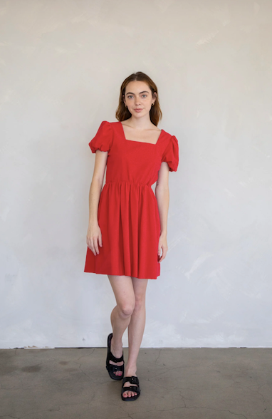 Marie Dress Red