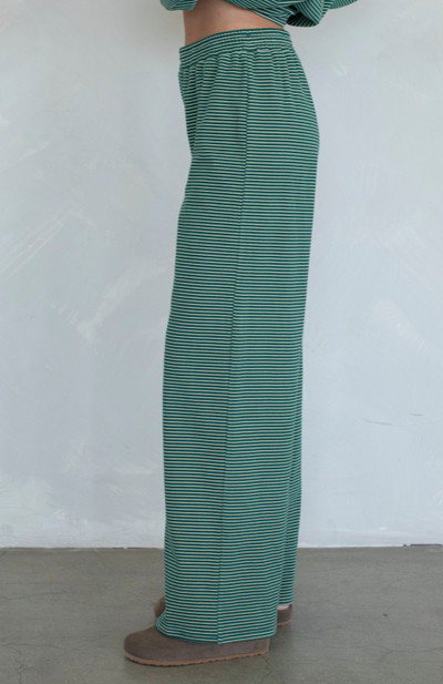 Levi Pant Stripe Green