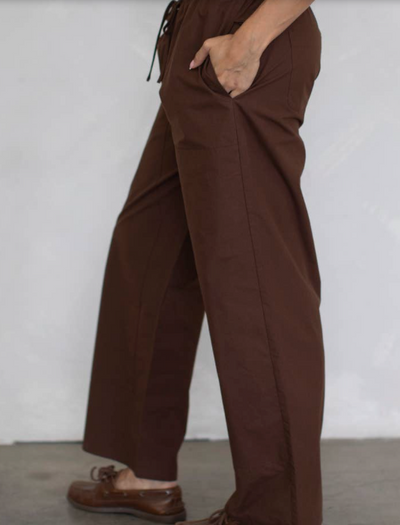 Polplin Pant Brown