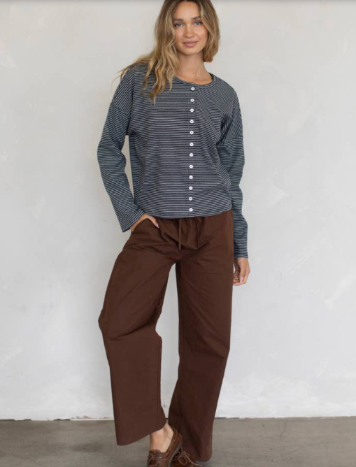 Polplin Pant Brown