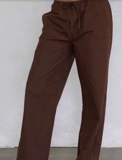 Polplin Pant Brown