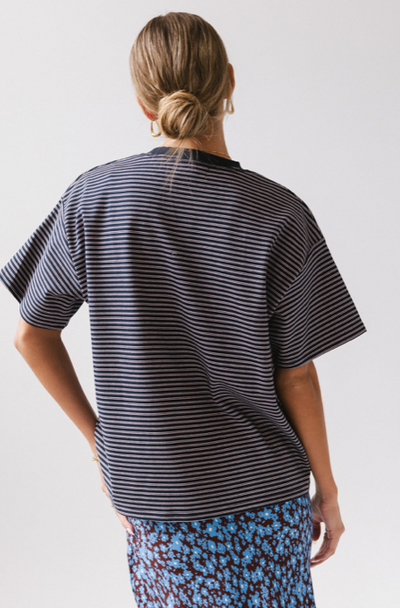 Emily Top Striped Navy