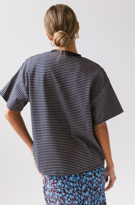 Emily Top Striped Navy