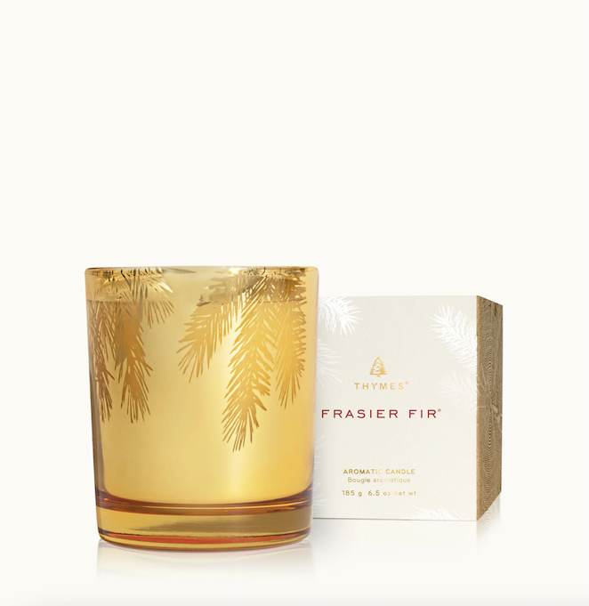 Frasier Fir Gilded Gold Poured Candle