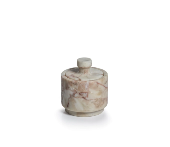 Rezi Matte Marble Lidded Jar