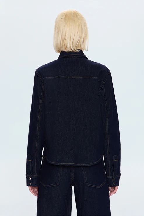 Thea Shrunken Rinse Shirt Nightfall