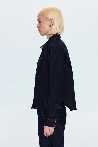 Thea Shrunken Rinse Shirt Nightfall