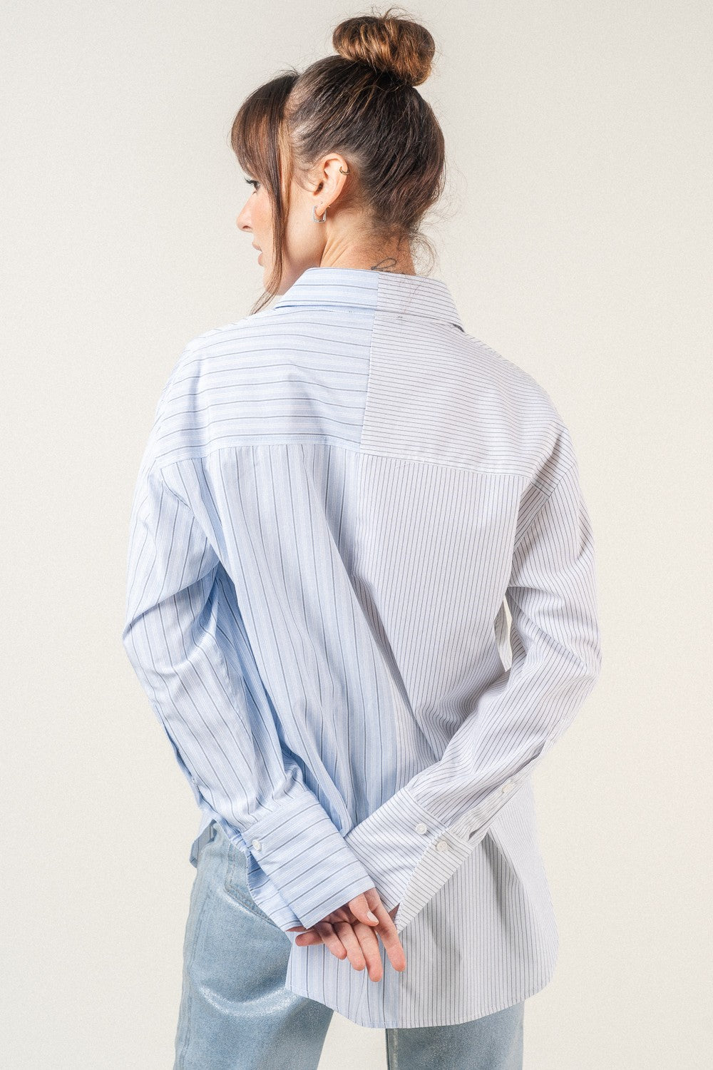 Angelica Shirt White Blue