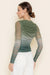 Ombre Shirring Top Green