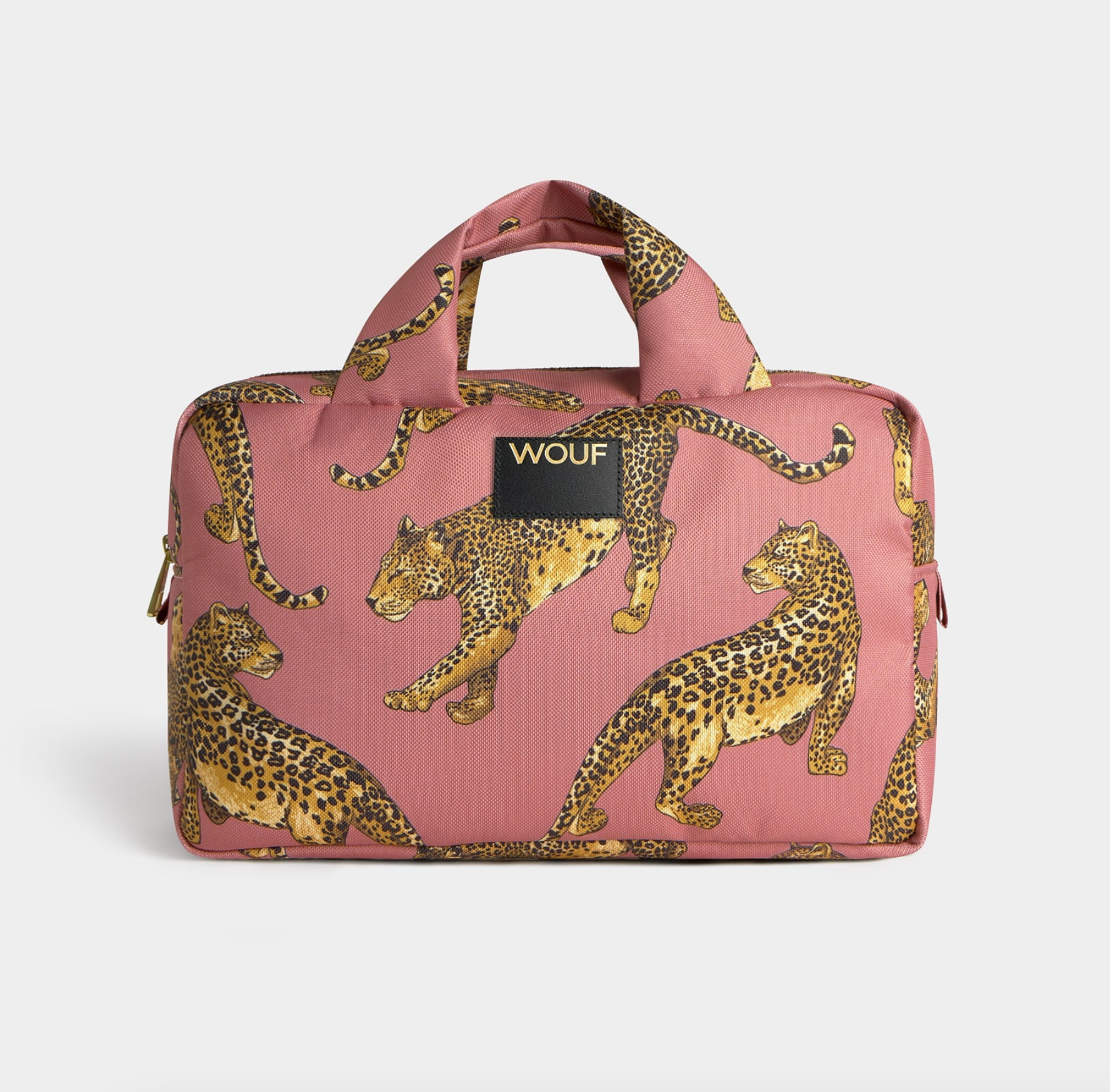 Blush Leopard Large Toiletry Bag
