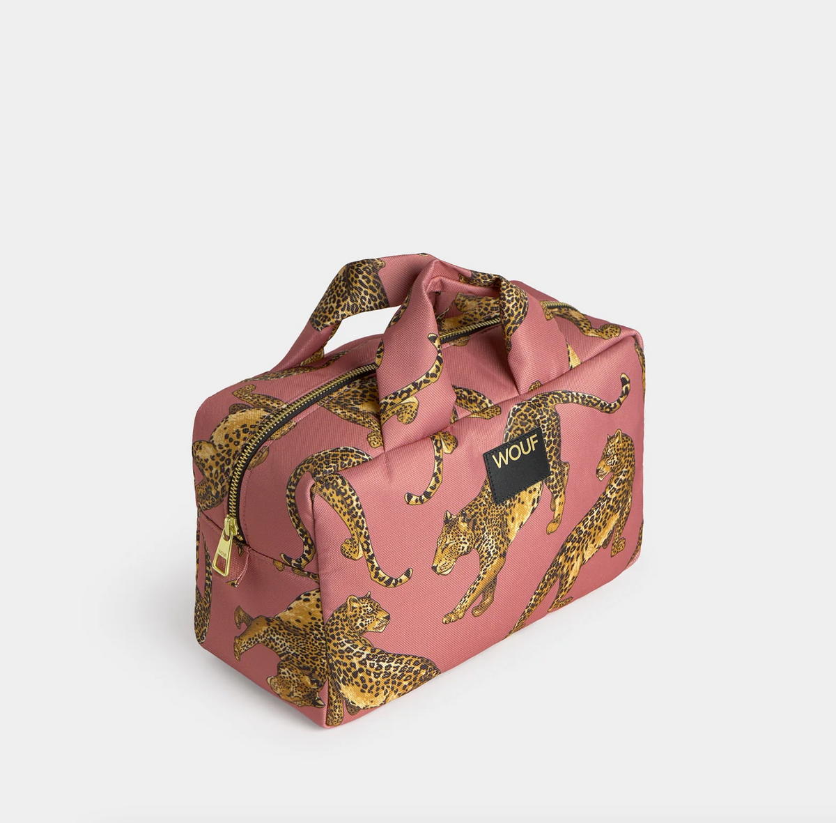 Blush Leopard Large Toiletry Bag