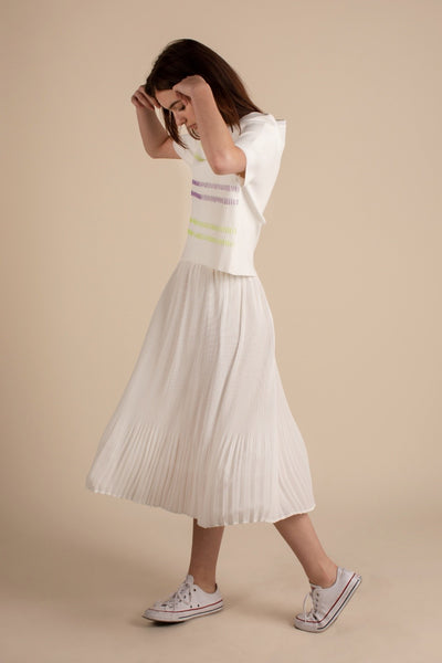 The Cassie Top Off White