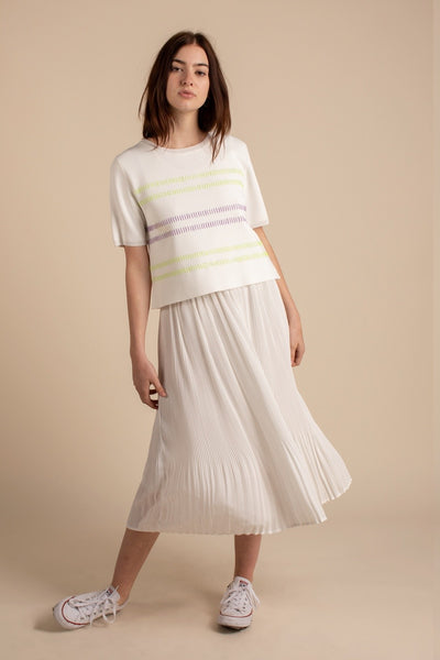 The Cassie Top Off White