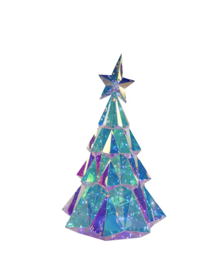 Multifunction Cool White Fairy LED Holographic Christmas Tree