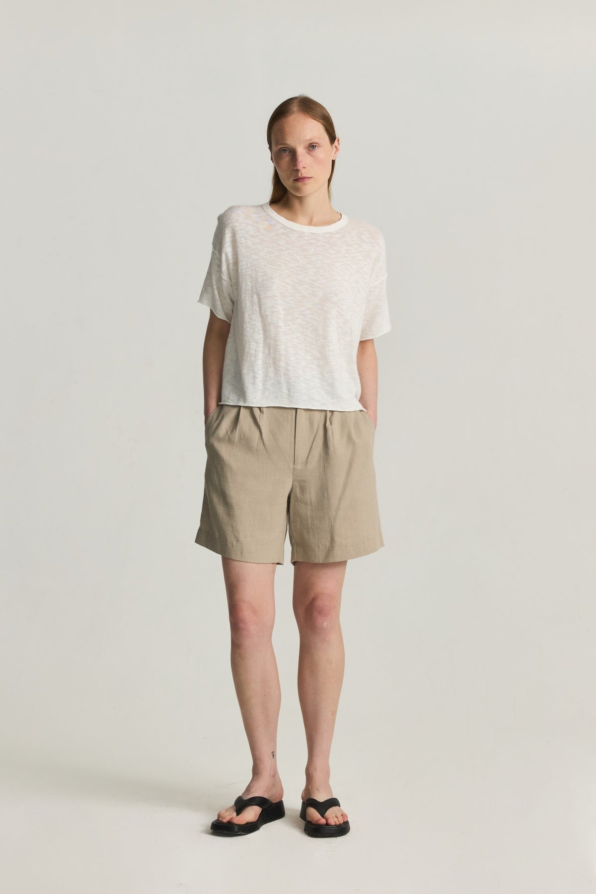The Izzie Top White