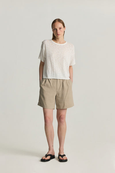 The Izzie Top White