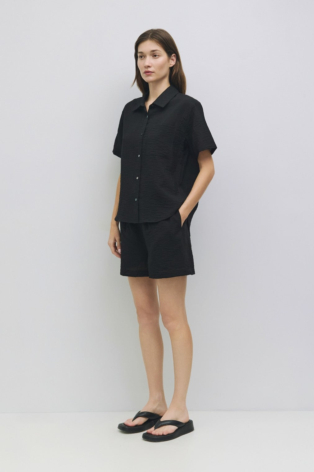 The Alden Shirt Black