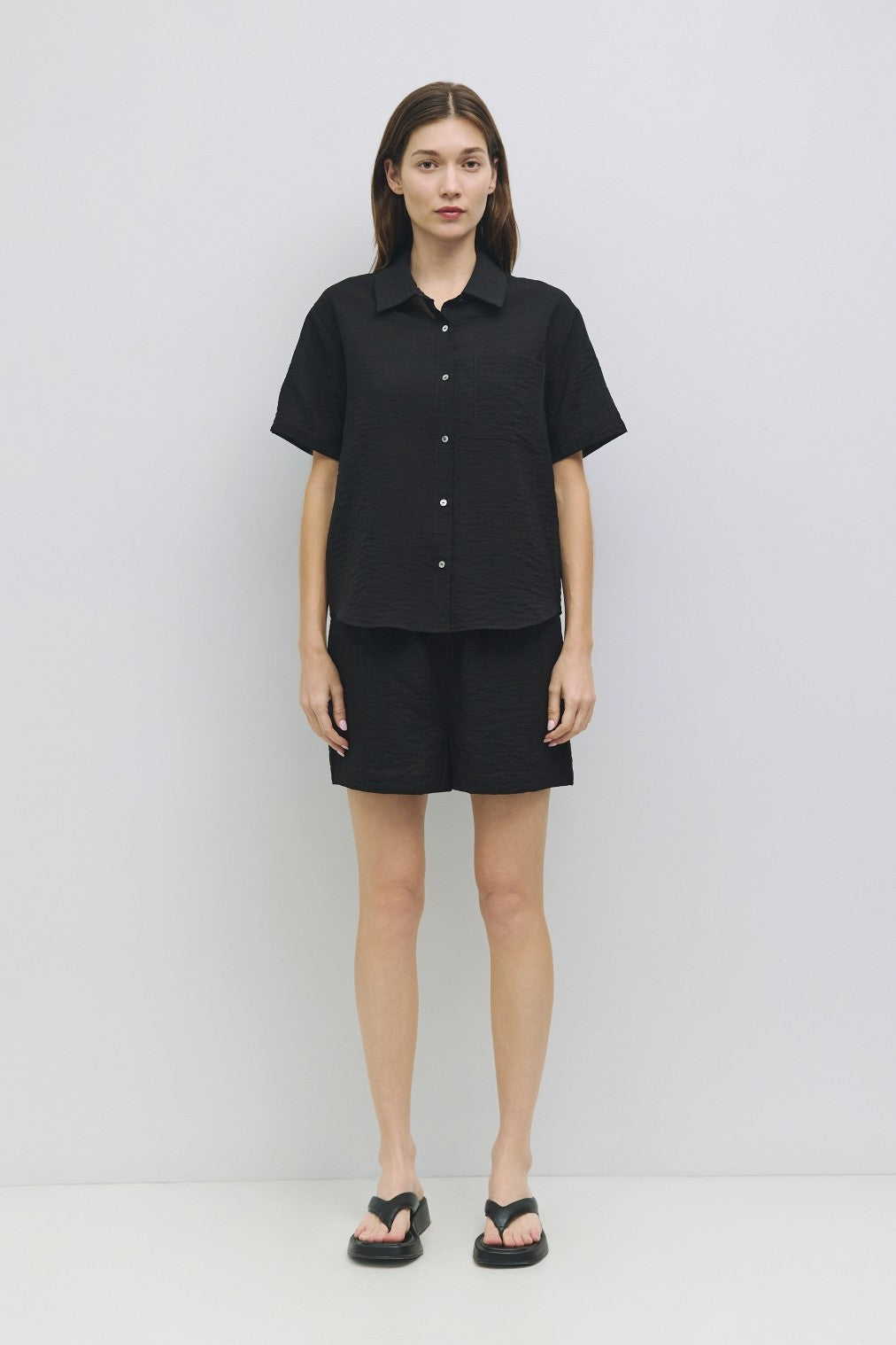 The Alden Shirt Black