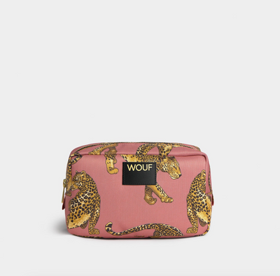 Blush Leopard Toiletry Bag