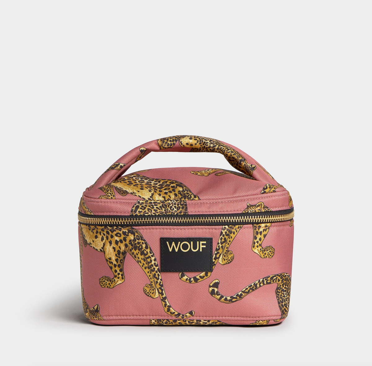 Blush Leopard Vanity Bag