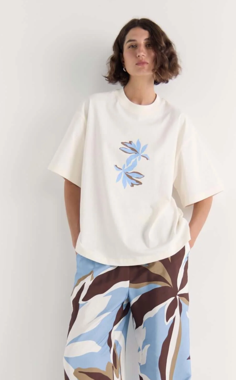 Mae Graphic Tee White