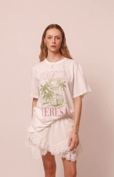 Tropicale Skirt Off White