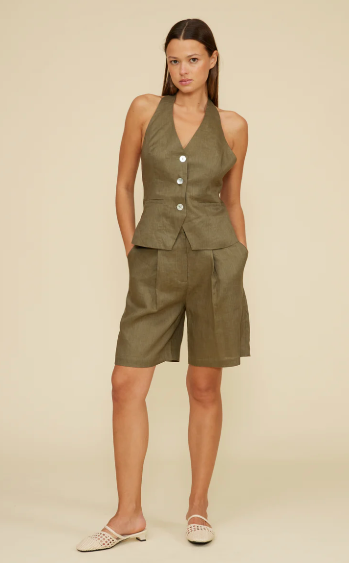 Vest Halter Olive