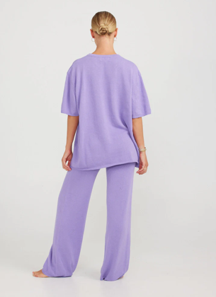 Everyday Knit Tee Lilac