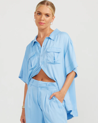 Blake Shirt Pale Blue