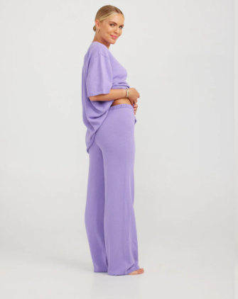 Matilda Knit Pant Lilac