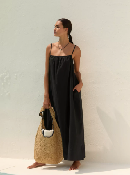 Clementine Maxi Dress Black