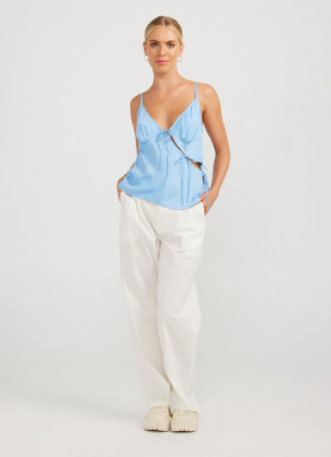 Christabel Top Pale Blue