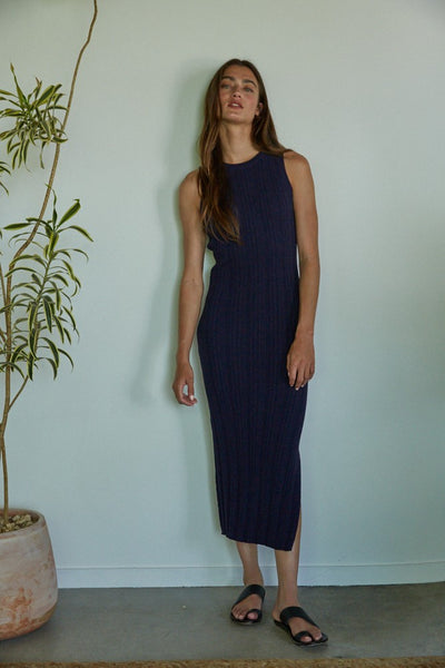 Jennie Dress Dark Navy