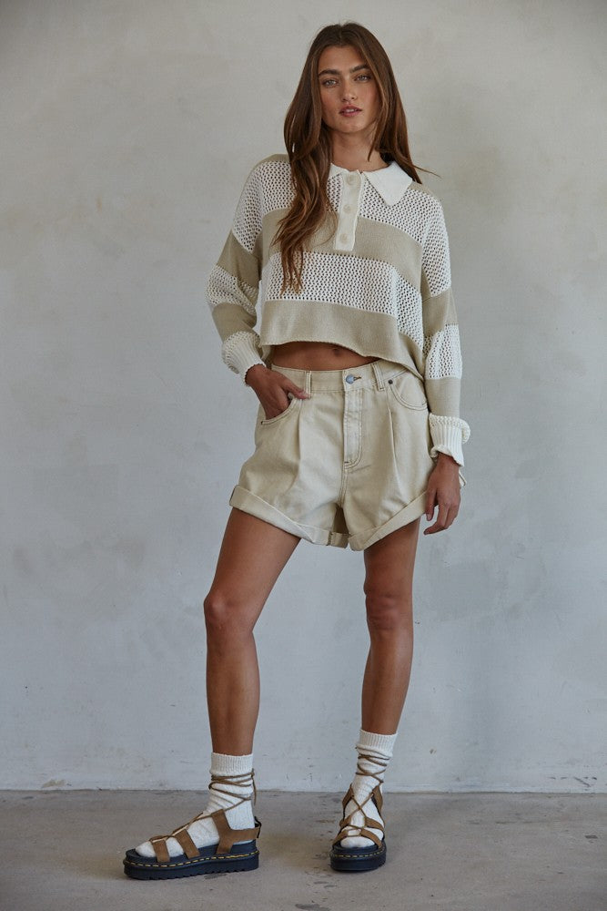 Declaen Sweater Ivory Stone