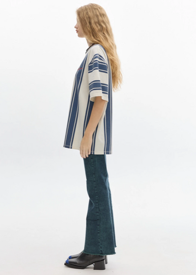 Kai Stripe Tee Blue