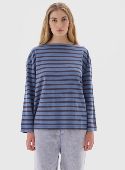 T-shirt Sailor Blue Stripe
