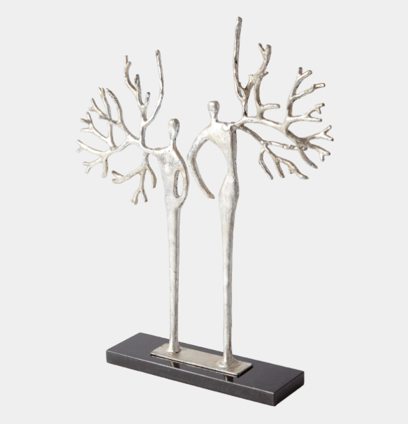 Branch Man and Woman Silver Leaf