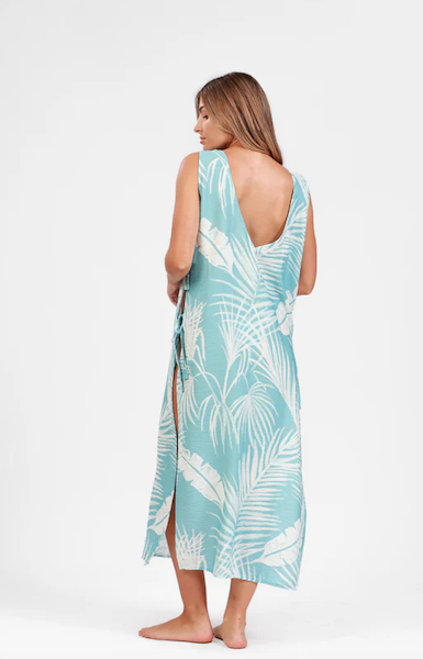 Iguazu Long Dress Blue