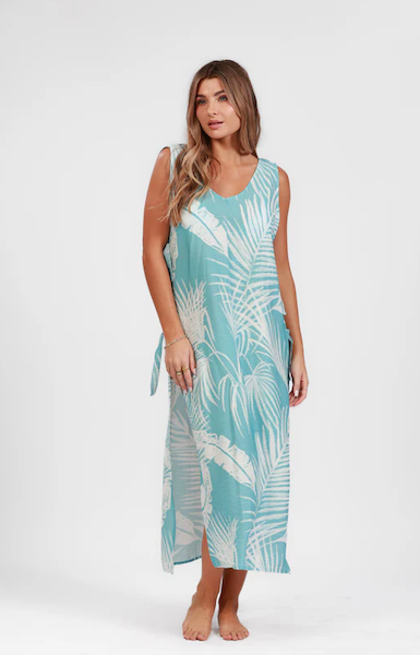 Iguazu Long Dress Blue