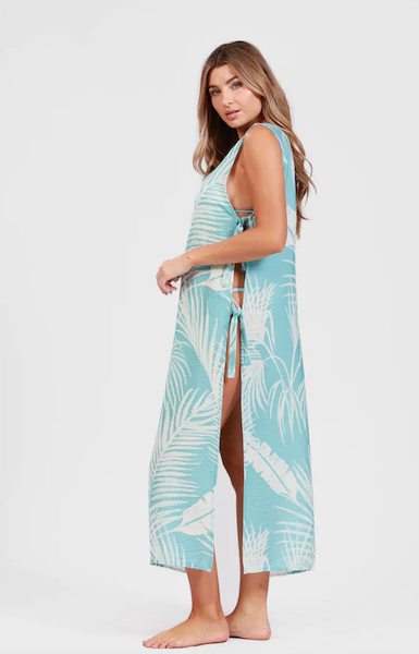 Iguazu Long Dress Blue