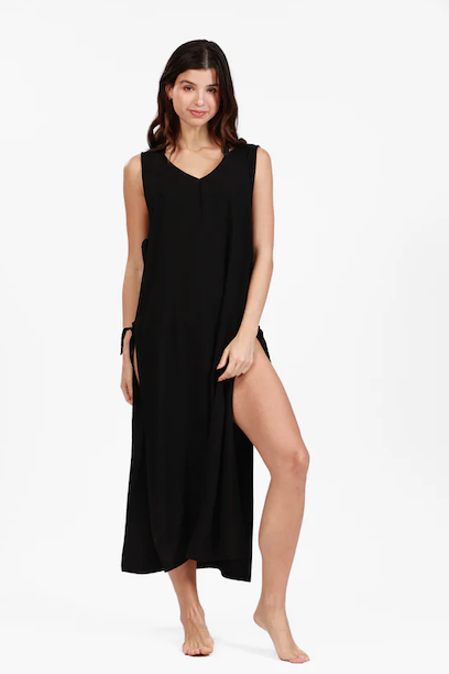 Iguazu Long Dress Black