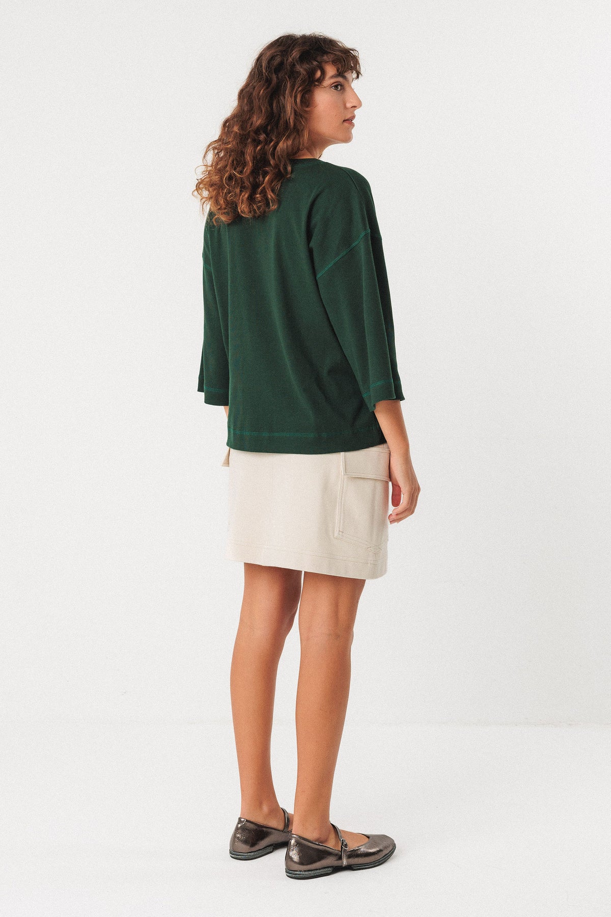 Hendaia Gots T Shirt Green